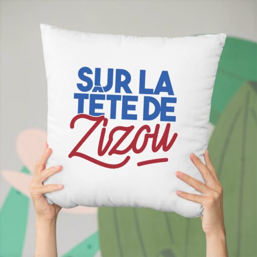 Coussin Sur la tete de Zizou