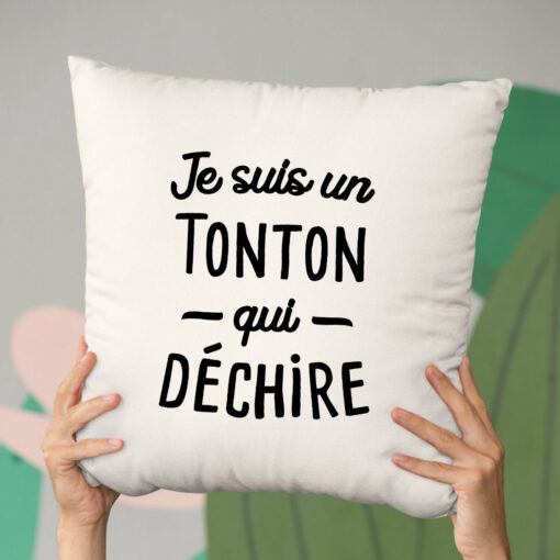 Coussin Tonton qui dechire