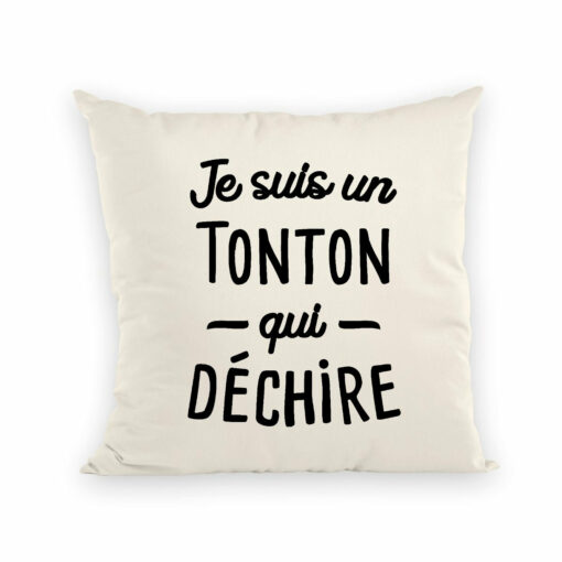 Coussin Tonton qui dechire