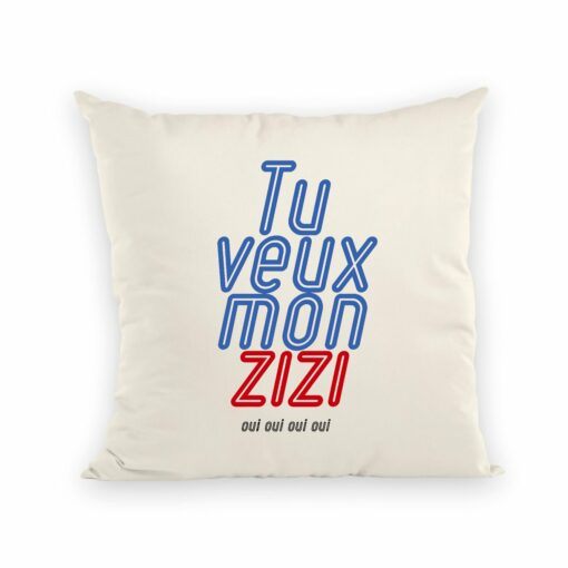 Coussin Tu veux mon zizi