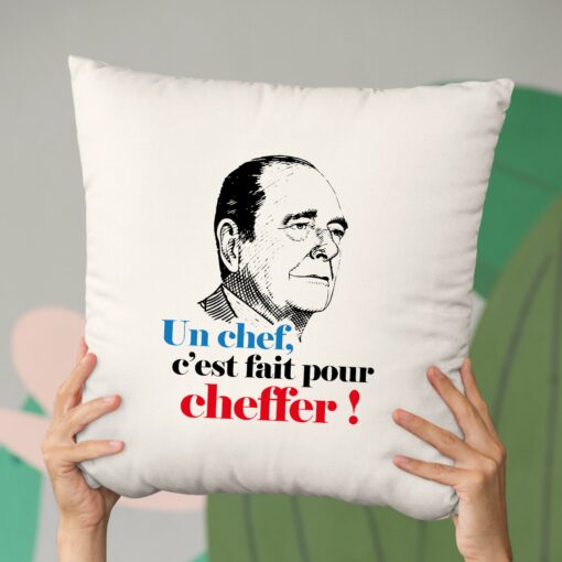 Coussin Un chef c’est fait pour cheffer