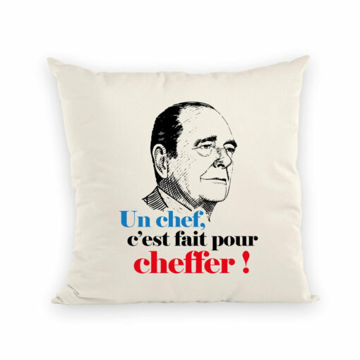 Coussin Un chef c’est fait pour cheffer