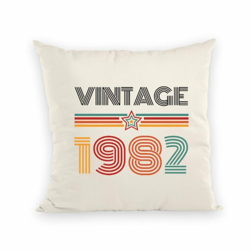 Coussin Vintage annee 1982