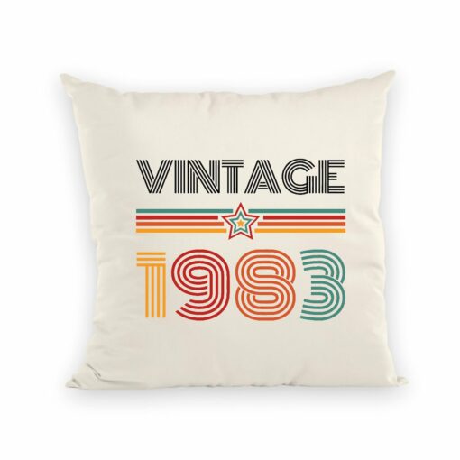 Coussin Vintage annee 1983