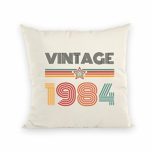 Coussin Vintage annee 1984