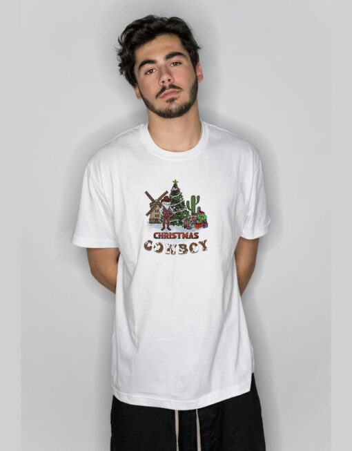 Cowboy Christmas Graphic T-Shirt