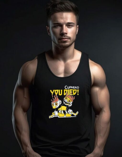 Cuphead You Died Tank Top