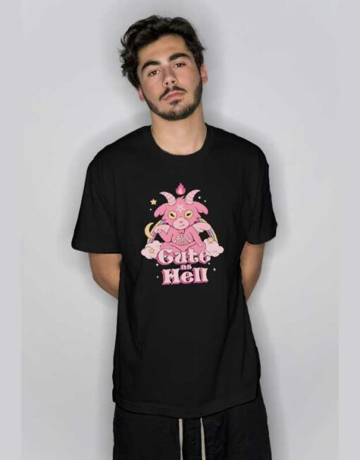 Cute Baphomet Pink T Shirt