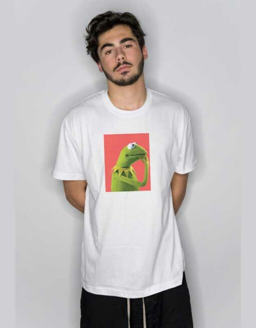 Cute Pondering Kermit T Shirt