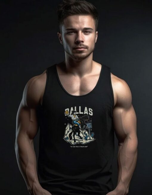 Dallas Basketball Bootleg Tank Top