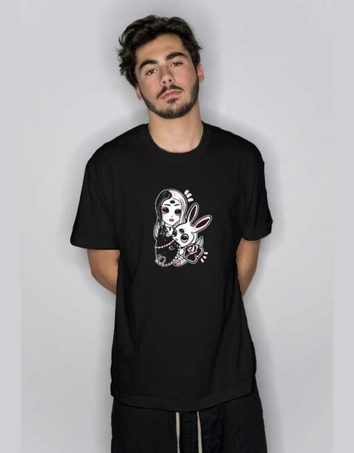 Dark Alice And Rabbit T Shirt