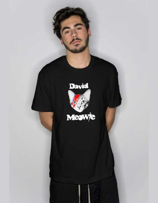 David Meowie Meme T Shirt