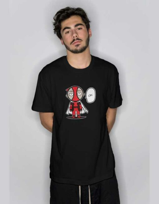 Deadpool And Combine Saitama Ok T Shirt