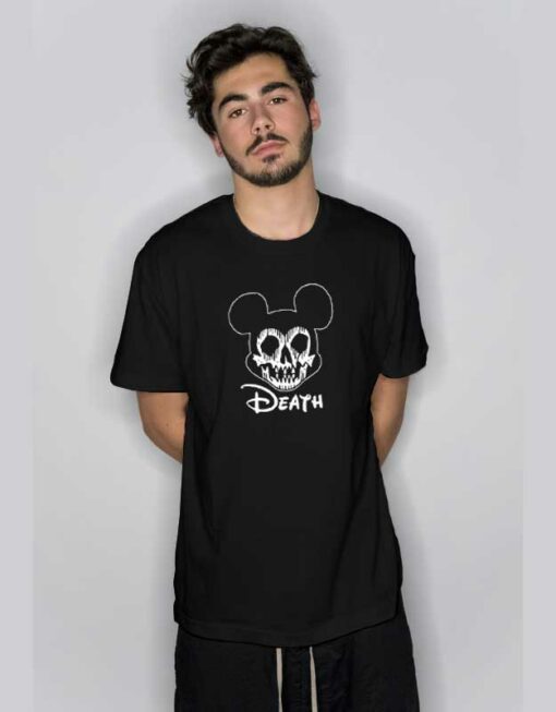 Death Mouse Metalhead T Shirt