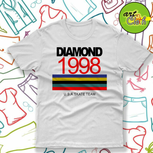 Diamond 1998 USA Skate Retro T-Shirt