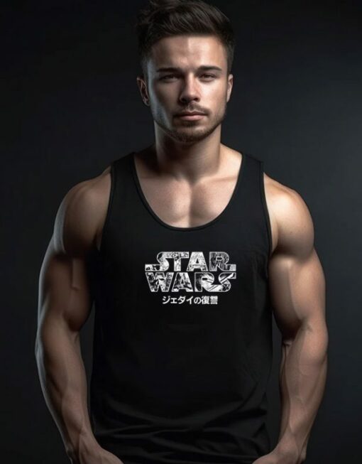 Disney Star Wars Manga Logo Tank Top