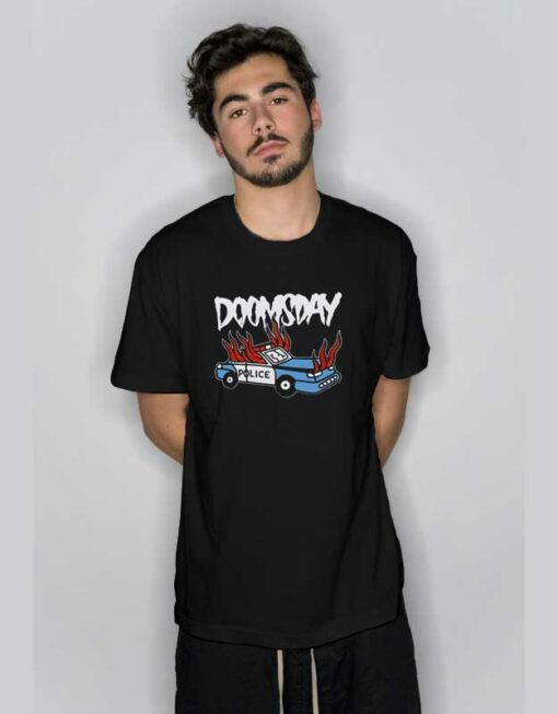 Doomsday Police Car T Shirt