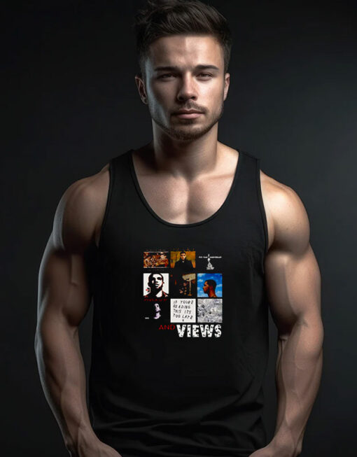 Drake All Album Collage Tank Top