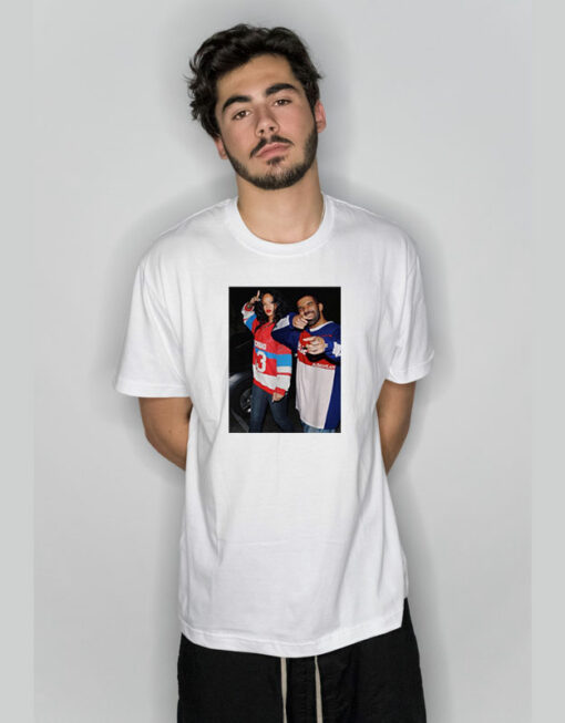 Drake And Rihanna Photo Graphic T-Shirt