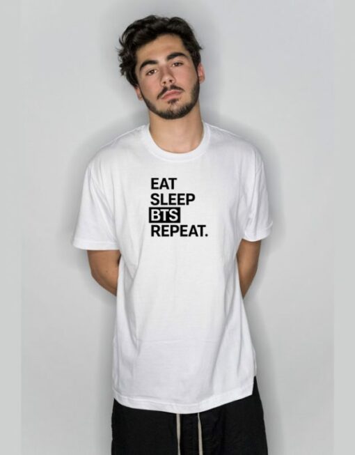 Eat Sleep BTS Repeat T-Shirt