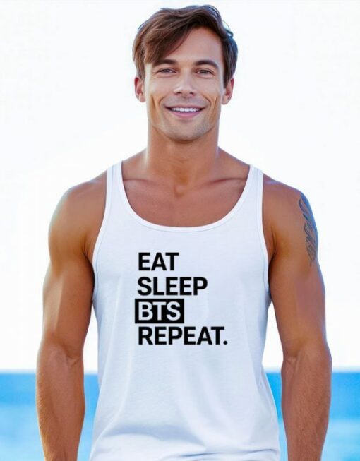 Eat Sleep BTS Repeat Tank Top