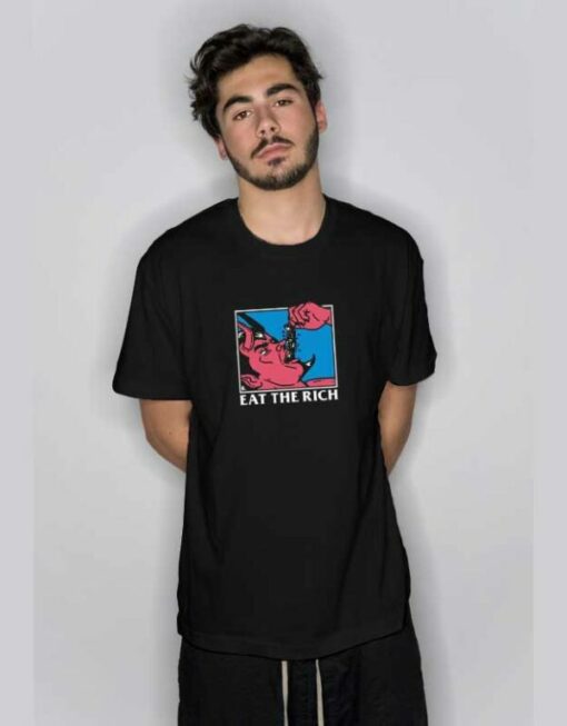 Eat The Rich Devil T Shirt