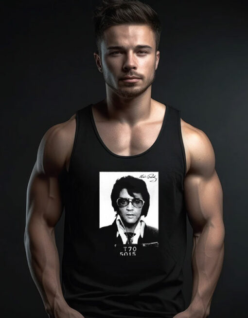 Elvis Presley Mugshot Tank Top