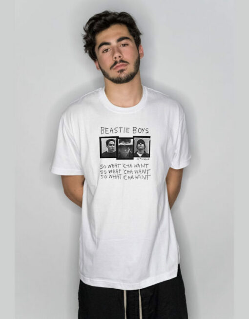 Eminem Wears A Beastie Boys So What Cha Want T-Shirt