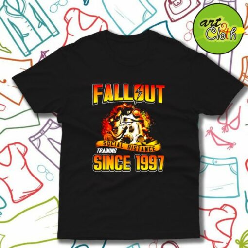 Fallout Social Distance Training Since 1997 T-Shirt