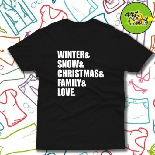 Family Love Christmas T-Shirt