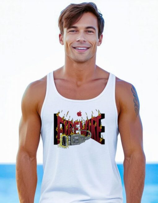 Fireware Apple Tank Top