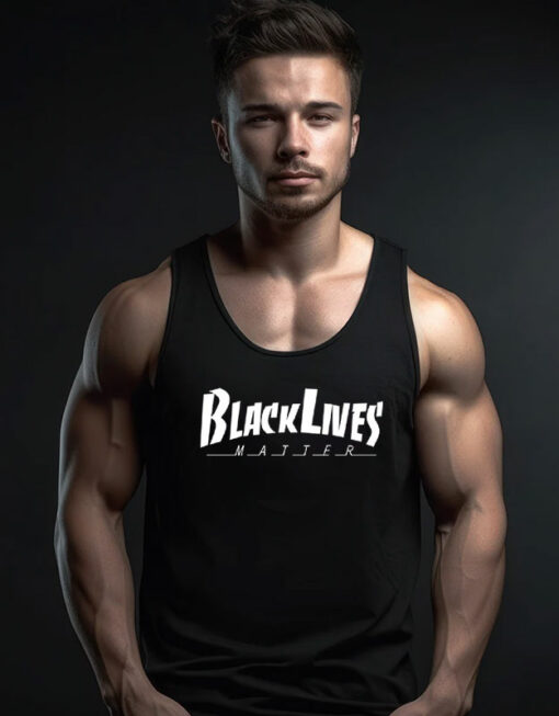 Flame Black Lives Matter Parody Tank Top