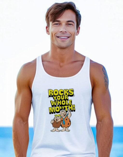 Flintstones Rocks Your Whole Mouth Tank Top