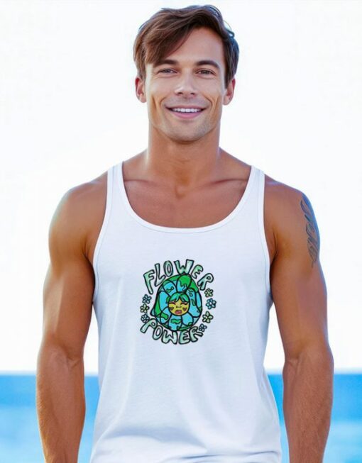 Flower Power Unisex Tank Top