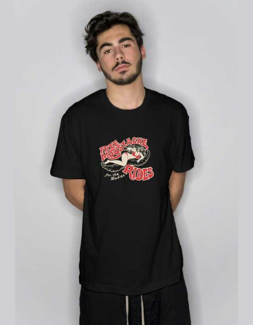 Free Moustache Rides  T Shirt