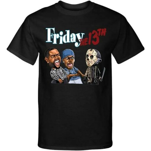 Friday Movie Halloween The 13th Horror Jason Deebo Smokey Graphic Tee Shirt