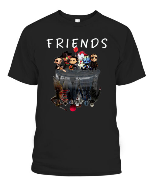 Friends Halloween Shirt, Halloween Shirt, Halloween Horror Movie Killers Shirt, Scary Friends Shirt, Halloween Family Shirt, Scary Tee