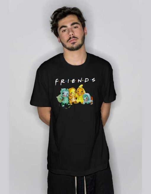 Friends Pokemon Classic T Shirt