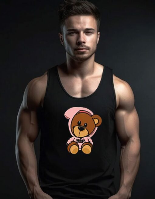 Funny Bieber Bear Justin Bieber Tank Top