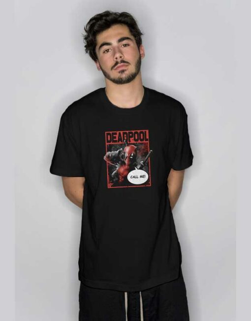 Funny Call Me Deadpool T Shirt