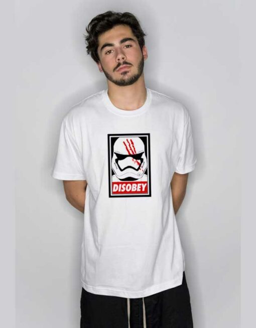 Funny Disobey Stormtrooper T Shirt