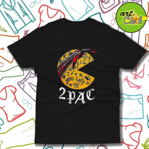 Funny Pacman 2pac T-Shirt