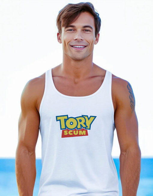 Funny Tory Scum Tank Top