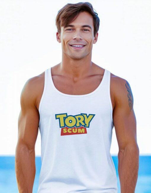 Funny Tory Scum Tank Top