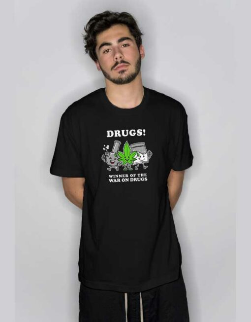 Funny War On Drugs Graphic T Shirt