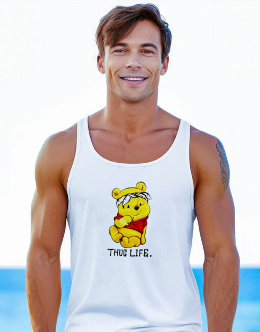 Funny Winnie The Pooh Thug Life Tank Top