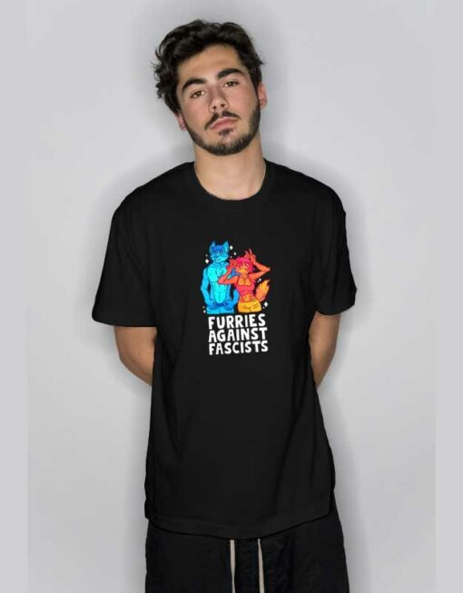 Furries Against Fascists T Shirt