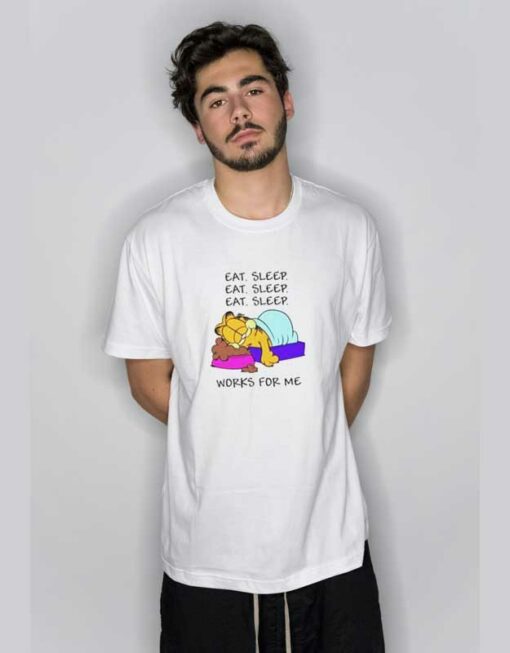 Garfield Eat Sleep T Shirt