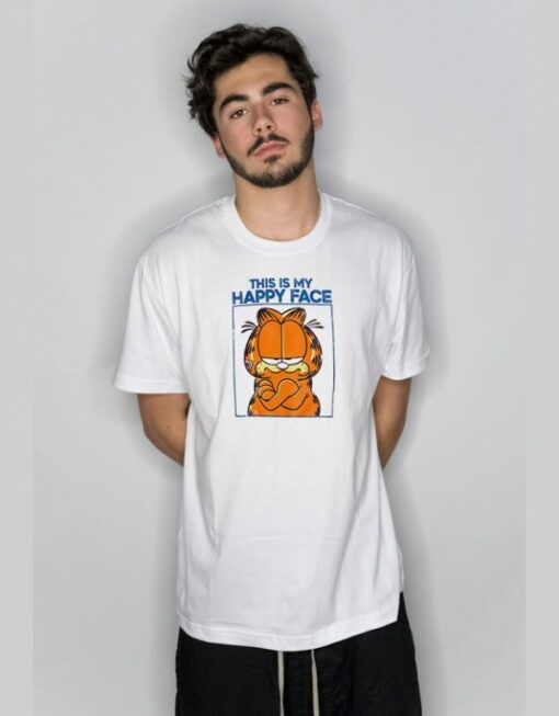 Garfield This Is My Happy Face T-Shirt