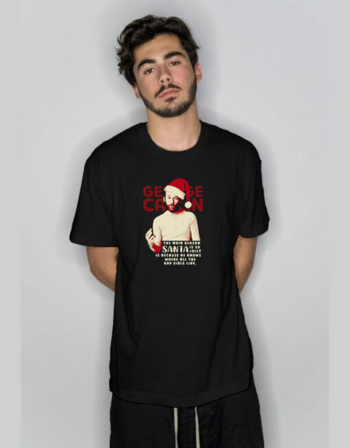 George Carlin Funny Christmas T-Shirt